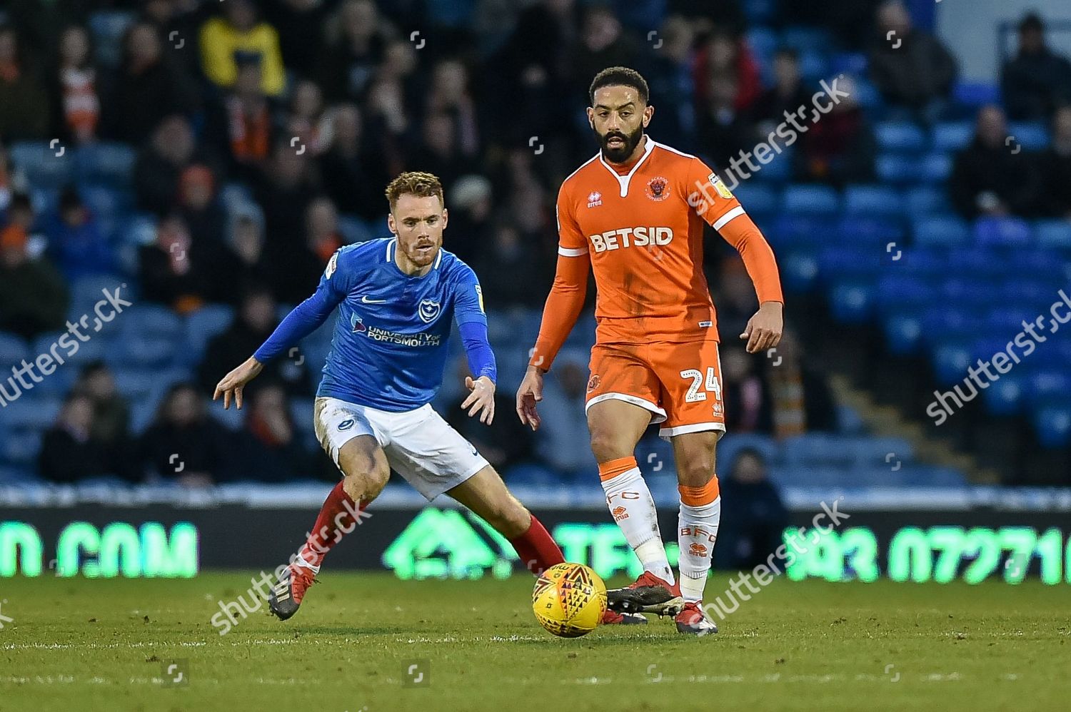 Blackpool Midfielder Liam Feeney 24 Holds Editorial Stock Photo Stock