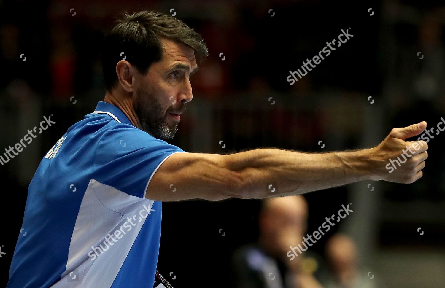 Chiles Head Coach Mateo Garralda Reacts Editorial Stock Photo Stock