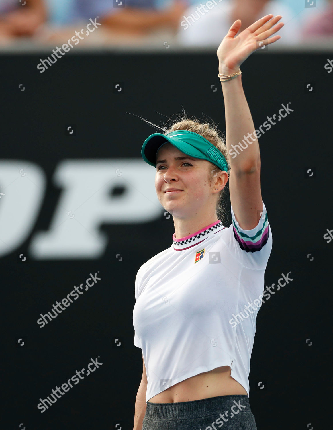 Elina Svitolina Ukraine Celebrates Her Win Editorial Stock Photo ...