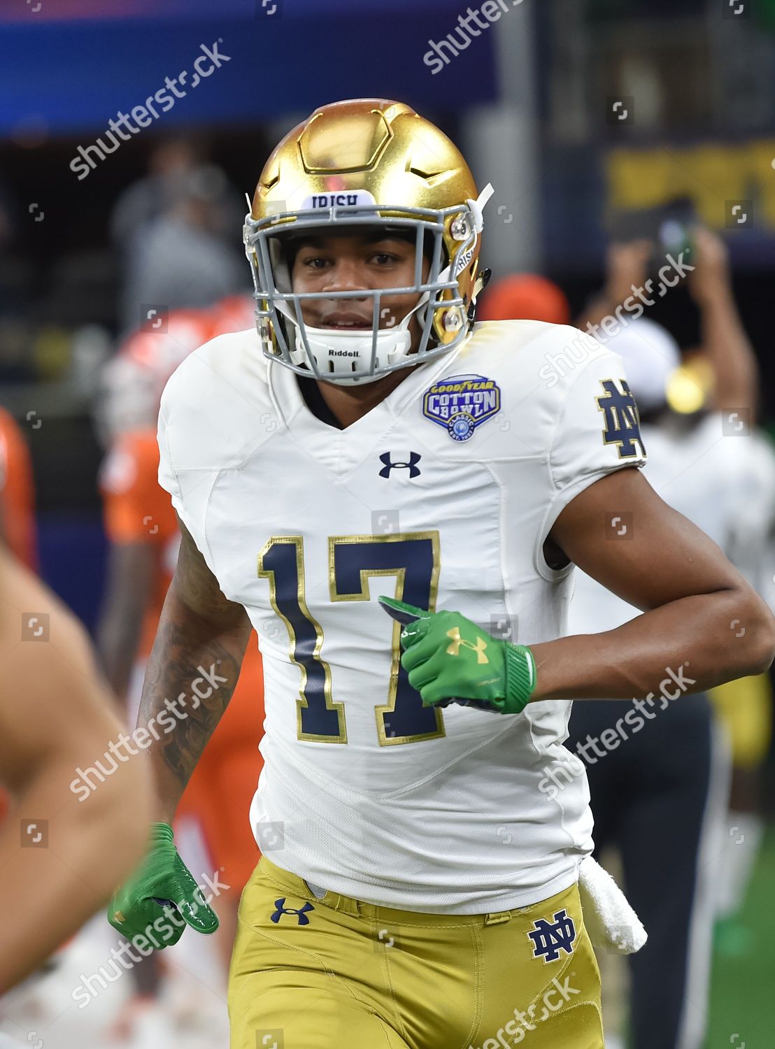 Arlington Txnotre Dame Receiver Isaiah Robertson Editorial Stock Photo ...