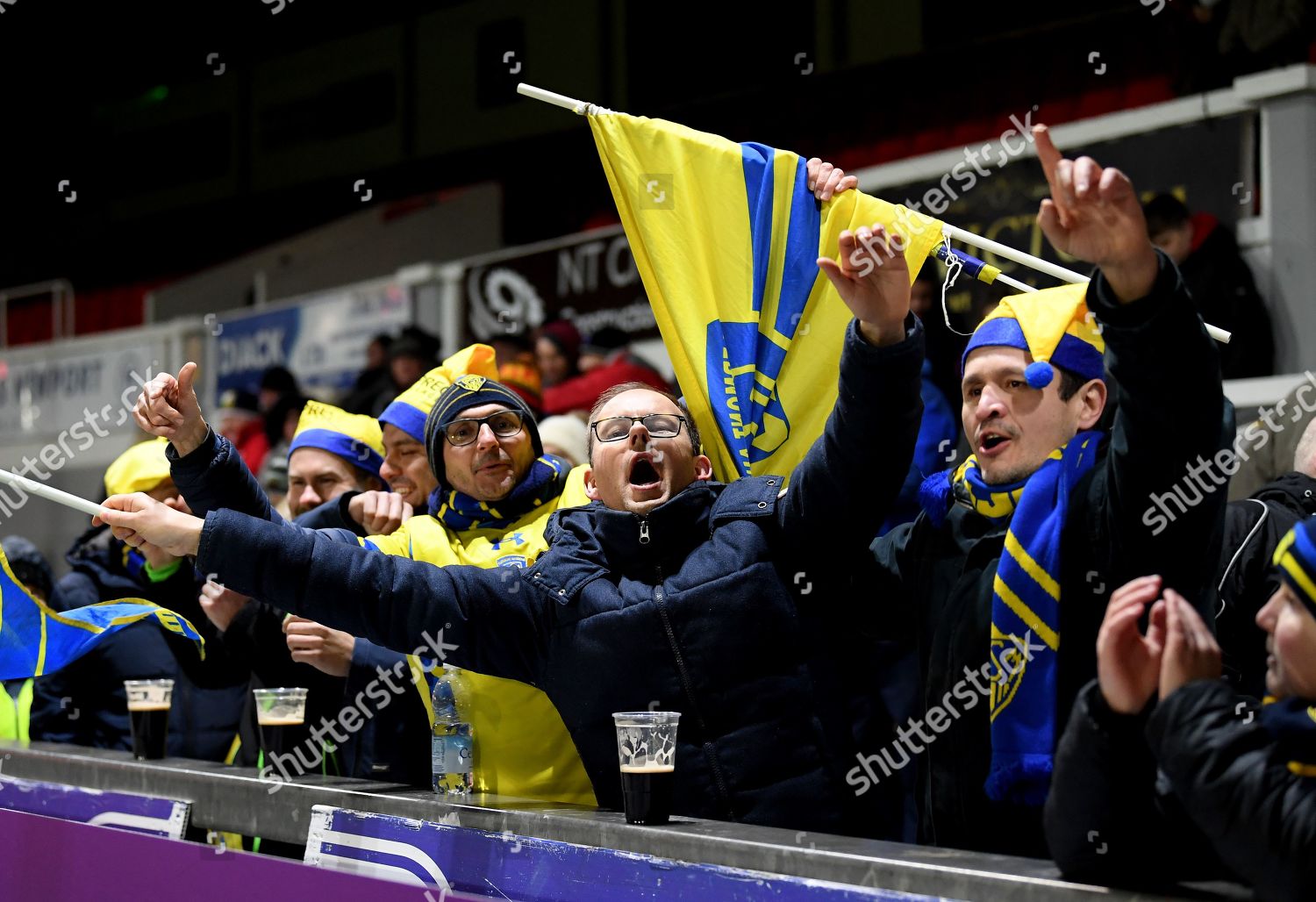 Clermont Fans Cheers End Game Editorial Stock Photo - Stock Image ...