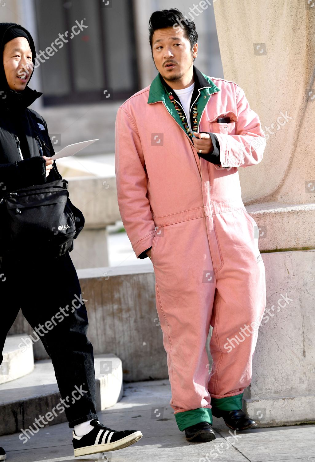 pink boiler suit mens