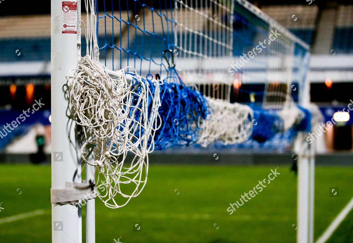 Qpr Blue White Nets Rolled After Editorial Stock Photo - Stock Image ...