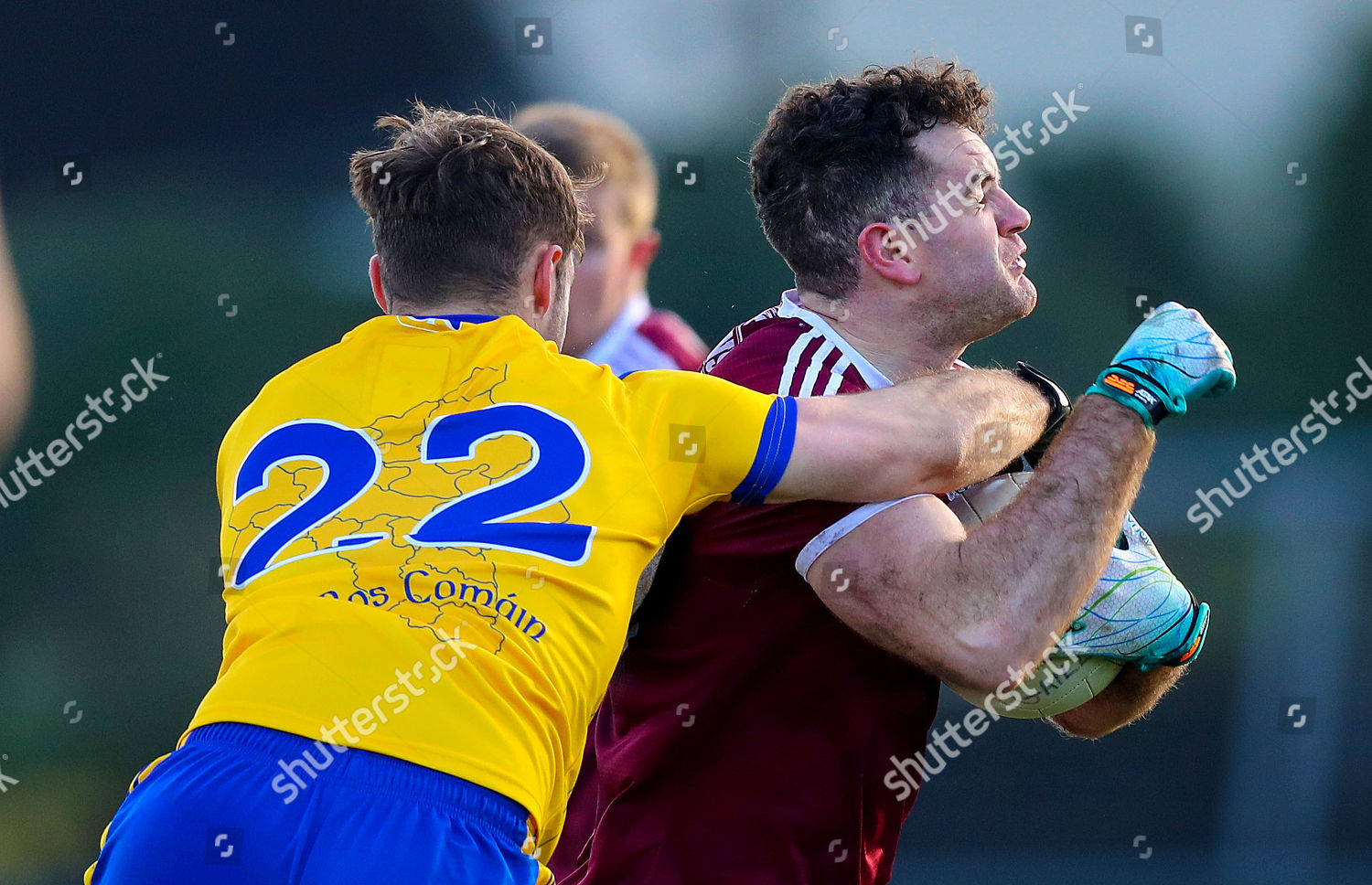 Galway vs Roscommon Galways Johnny Duane Ultan Editorial Stock ...