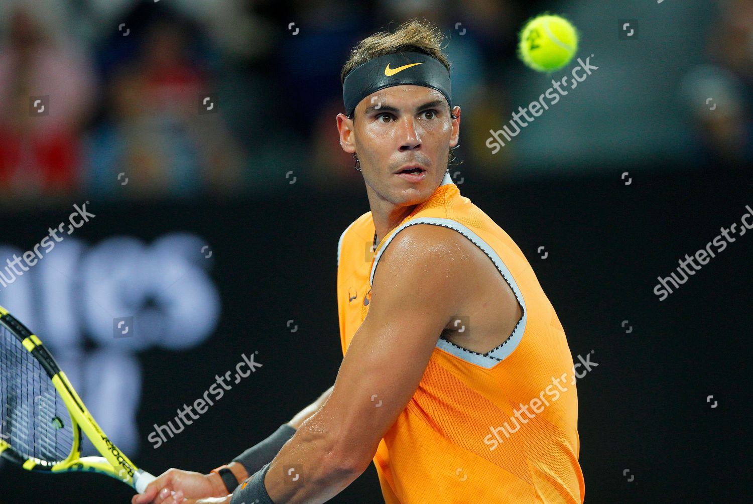 Rafael Nadal Spain Action Editorial Stock Photo - Stock Image ...