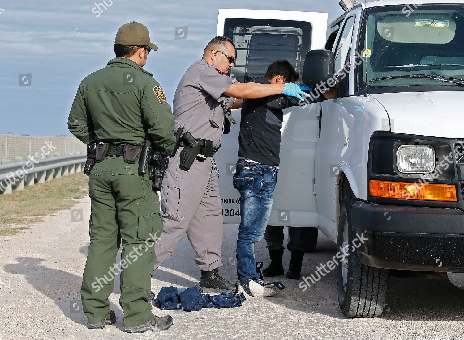 United States Border Patrol Agents Process People Editorial Stock Photo ...