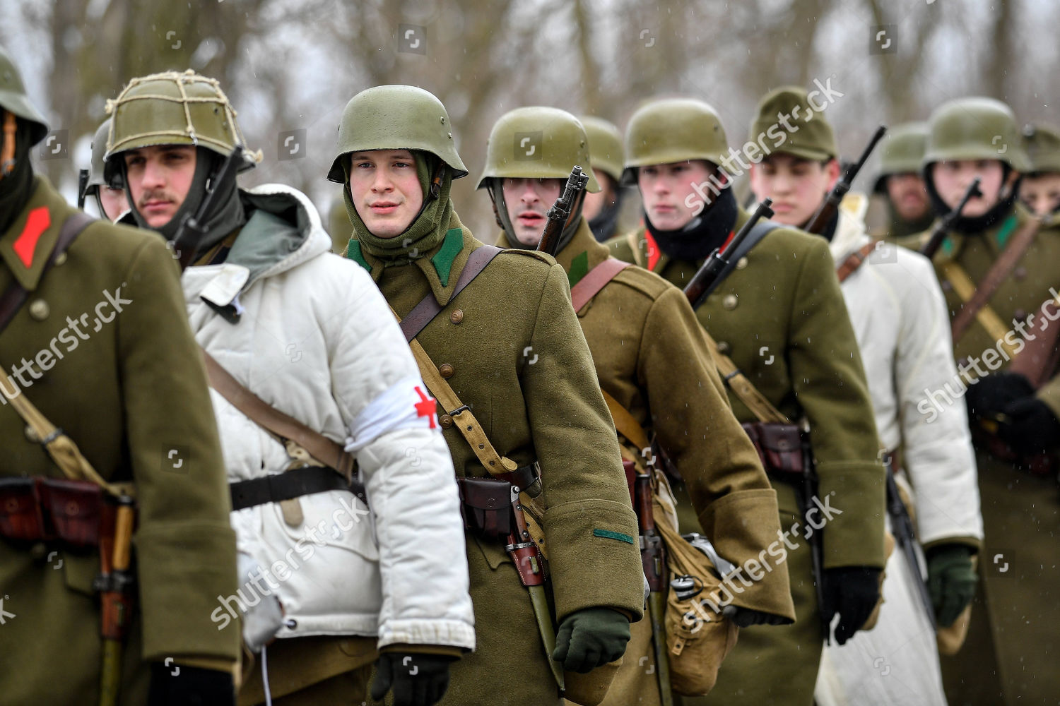 Traditionkeepers Dressed Soldiers 2nd Hungarian Army Editorial Stock ...