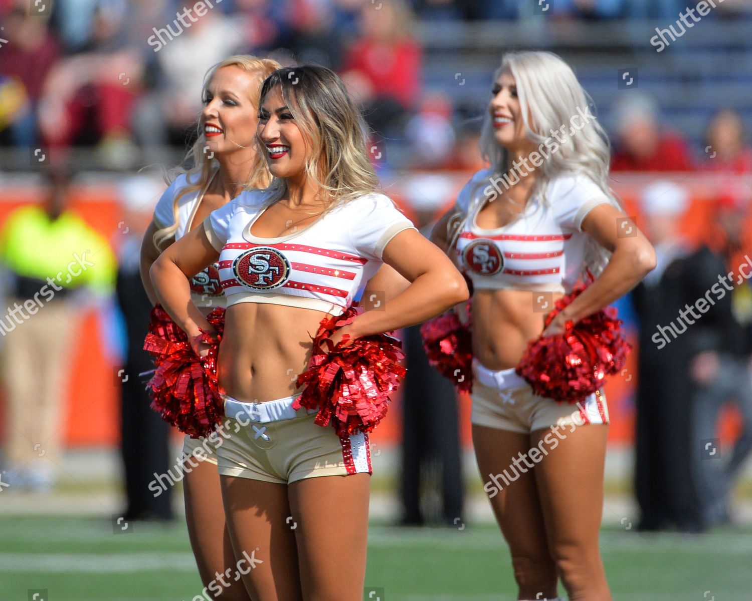 San Francisco 49ers Gold Rush Cheerleaders Editorial Stock Photo - Stock  Image