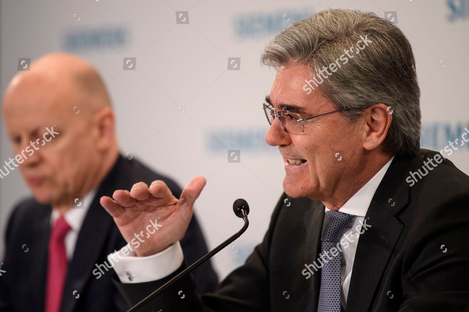 Ceo Siemens Ag Joe Kaeser R Editorial Stock Photo - Stock Image ...