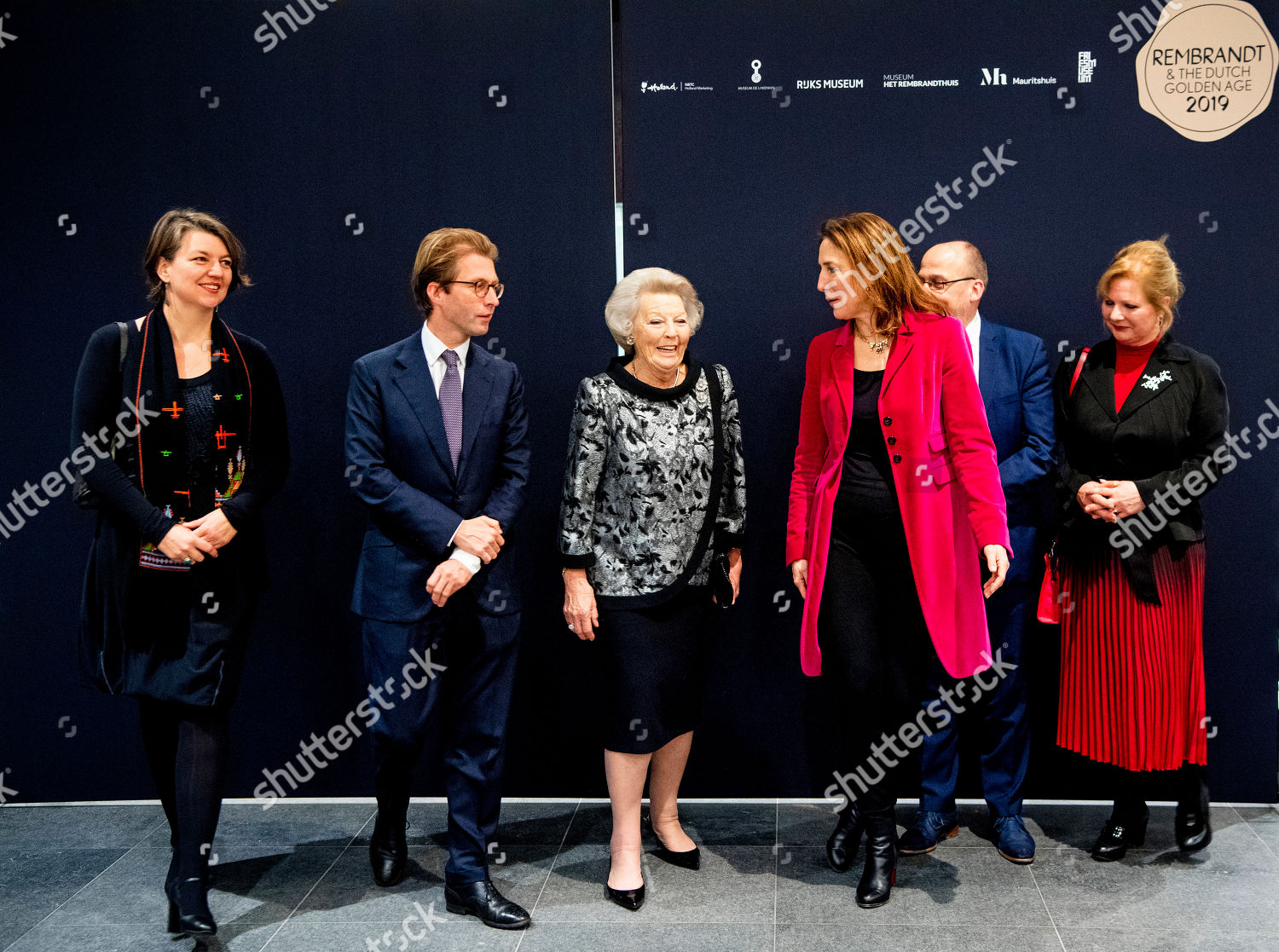 Princess Beatrix Shown About Rembrandt Exhibition Editorial Stock Photo