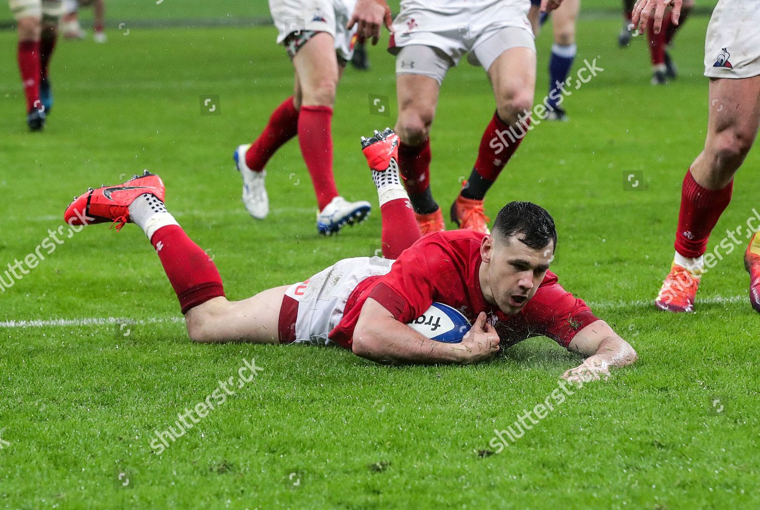 France Vs Wales Wales Tomos Williams Editorial Stock Photo - Stock ...