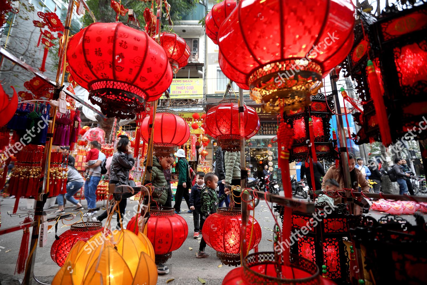 People Walk Past Shop Selling Decorations Street Editorial Stock Photo Stock Image Shutterstock