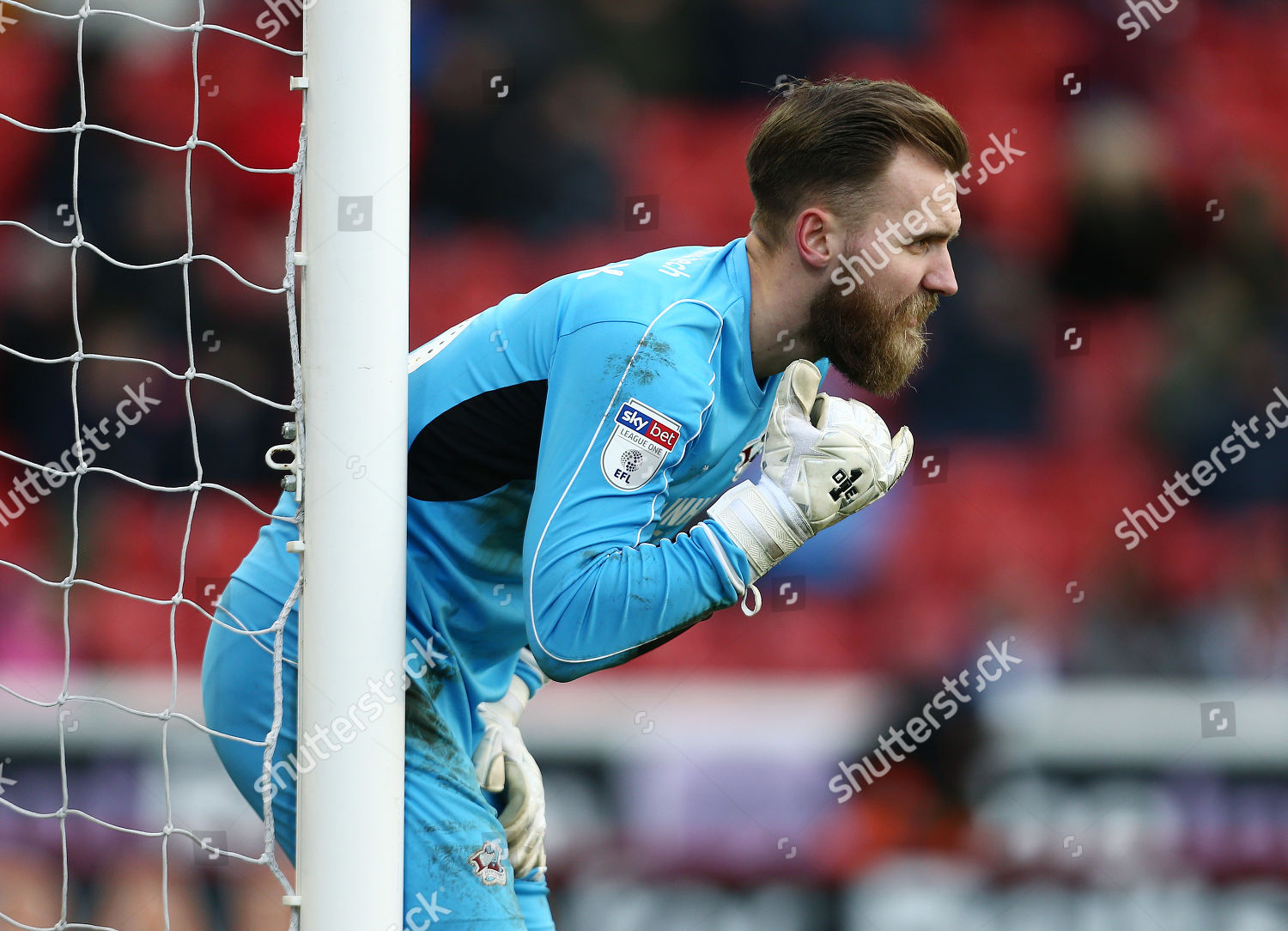 Scunthorpe United Goalkeeper Jak Alnwick Editorial Stock Photo - Stock ...