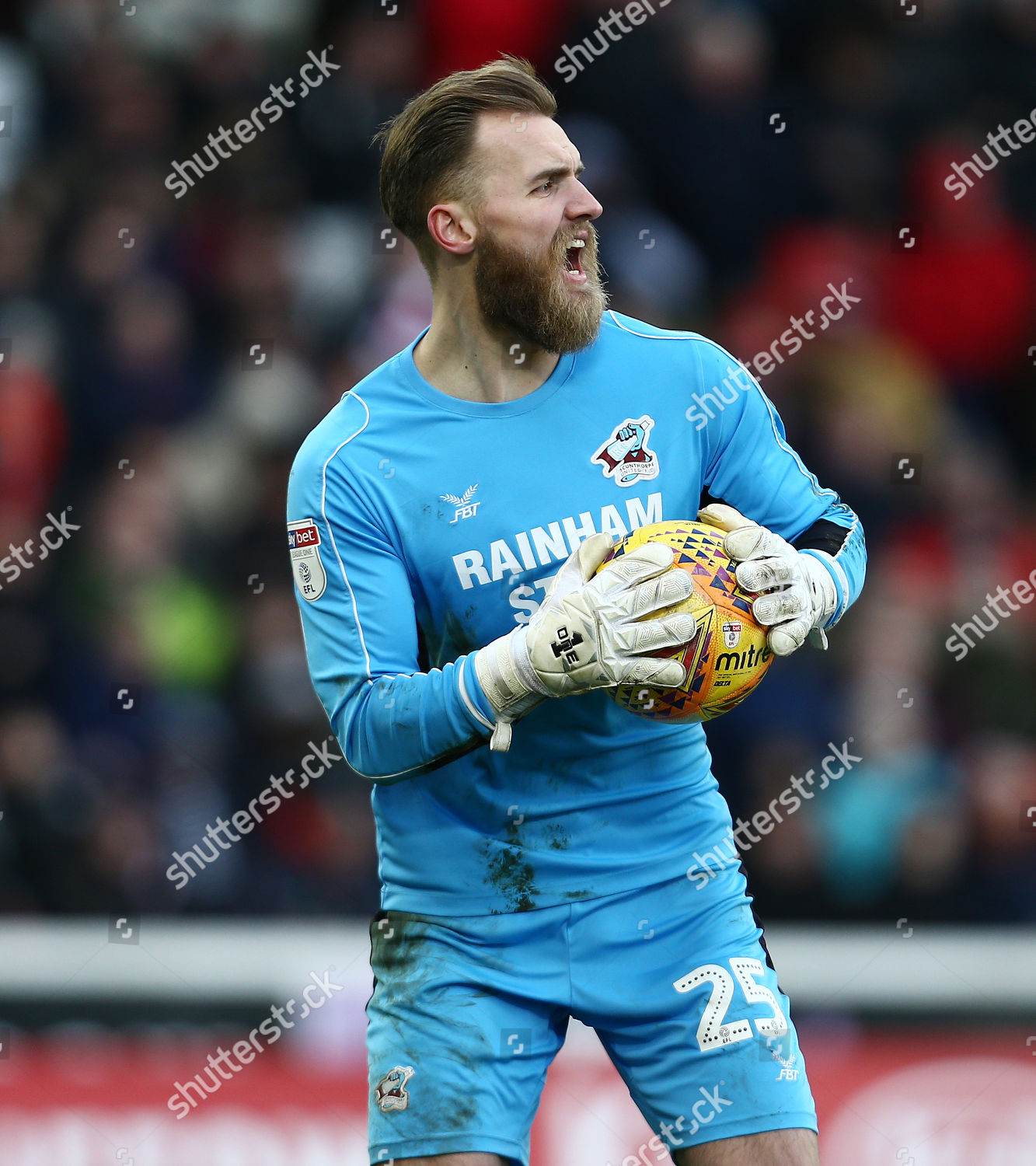 Scunthorpe United Goalkeeper Jak Alnwick Editorial Stock Photo - Stock 