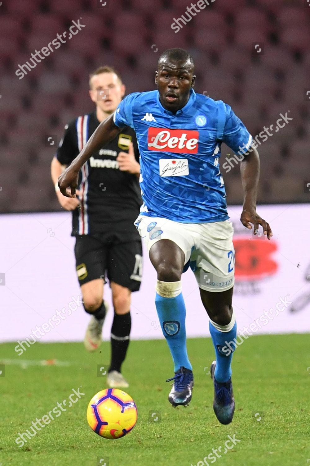 Napolis Kalidou Koulibaly Action During Italian Serie Editorial Stock Photo Stock Image Shutterstock