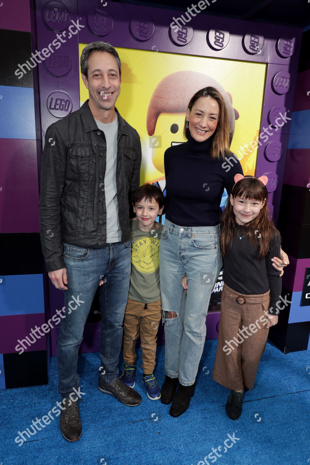 Bree Turner with husband Justin Saliman and children Dean Saliman