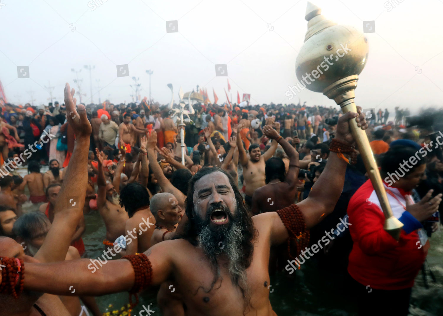 Indian Naga Sadhus Naked Holy Men Editorial Stock Photo Stock Image Shutterstock