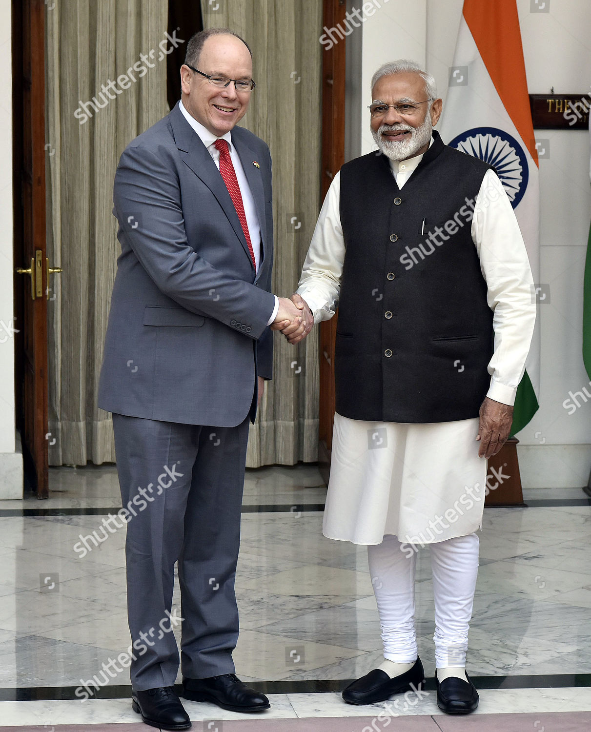 Indian Prime Minister Narendra Modi R Editorial Stock Photo - Stock ...