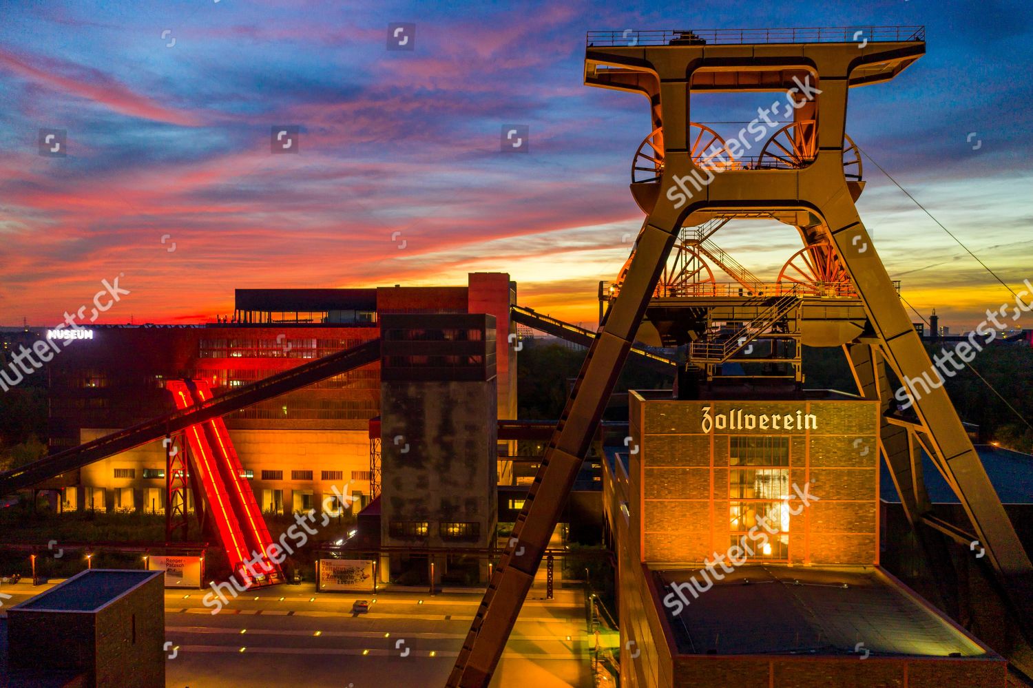 World Heritage Zeche Zollverein Essen Doppelbock Editorial Stock Photo ...