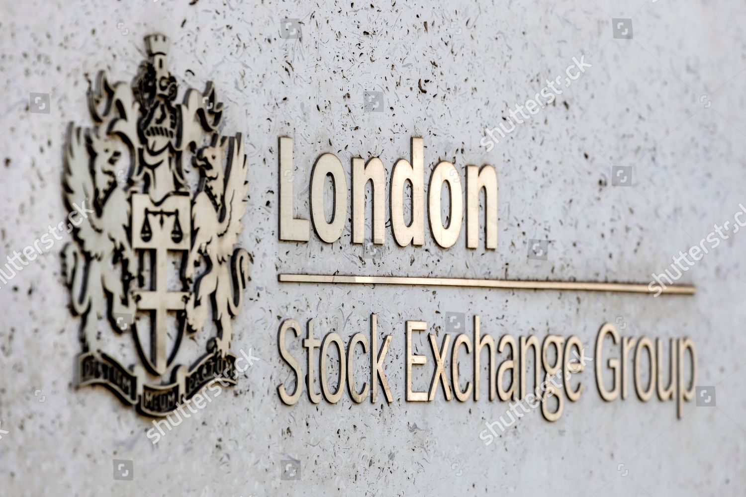 Logo London Stock Exchange Group London Editorial Stock Photo Stock 