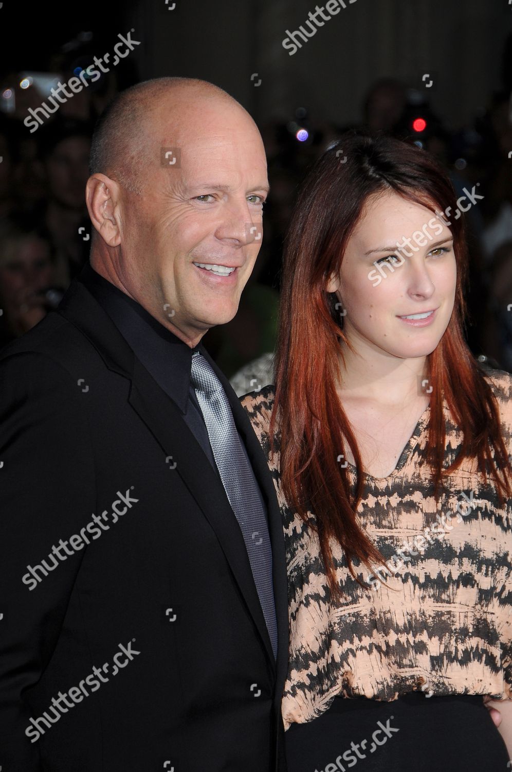 Bruce Willis Rumer Willis Editorial Stock Photo - Stock Image ...