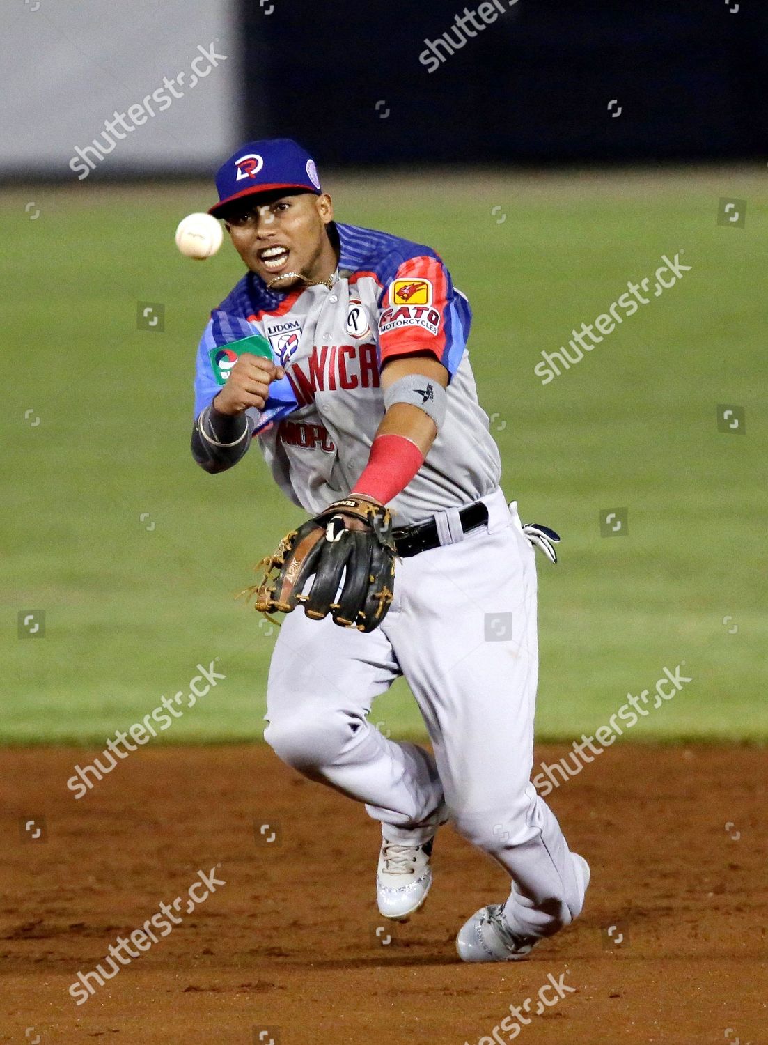 Gustavo Nunez Second Base Dominican Republic Editorial Stock Photo