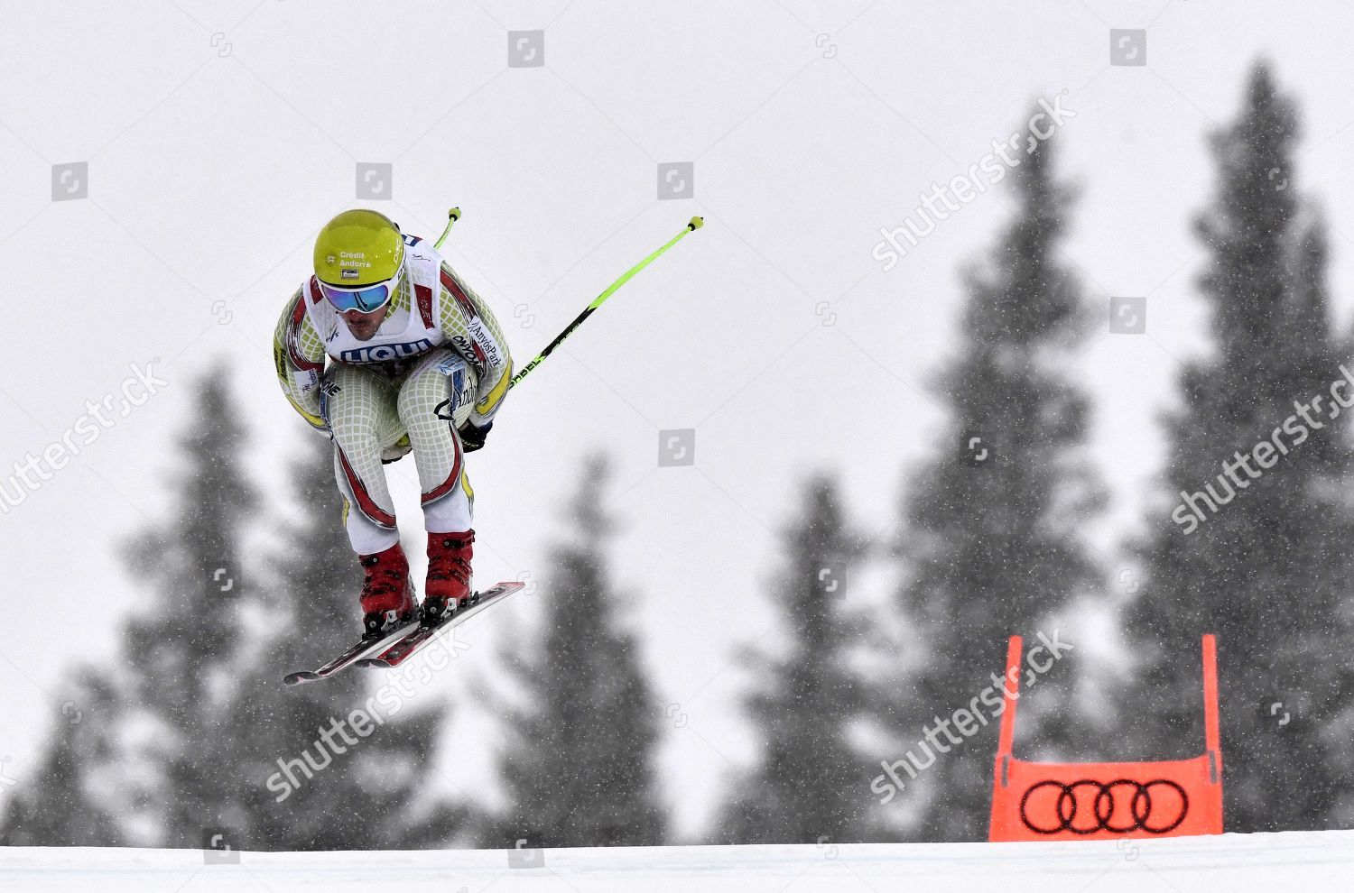 Marc Oliveras Andorra Speeds Down Slope Editorial Stock Photo Stock