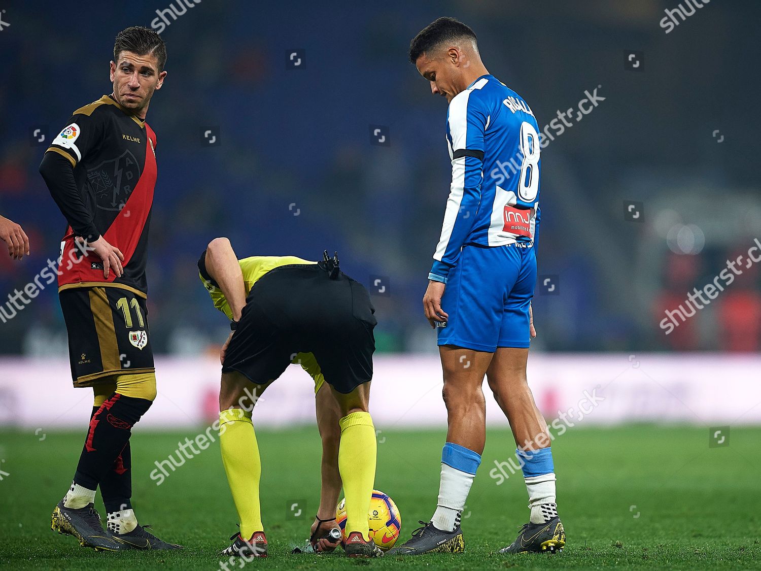 Roberto Rosales Rcd Espanyol Adrian Embarba Rayo Editorial Stock Photo Stock Image Shutterstock