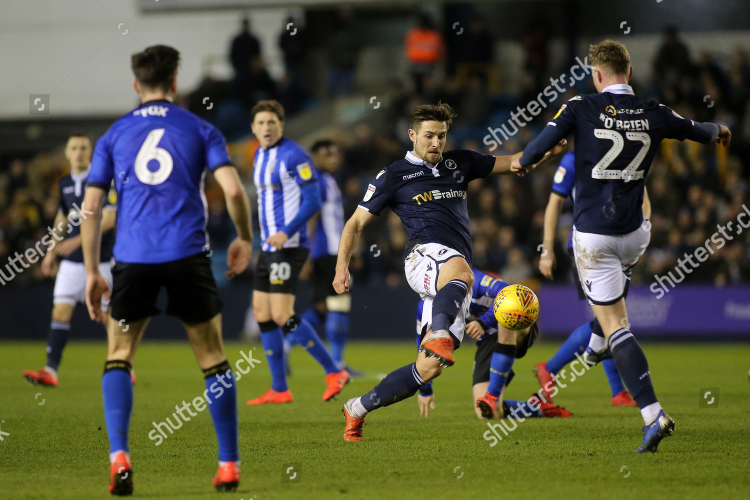 Ryan Leonard Millwall Action During Millwall Editorial Stock Photo ...