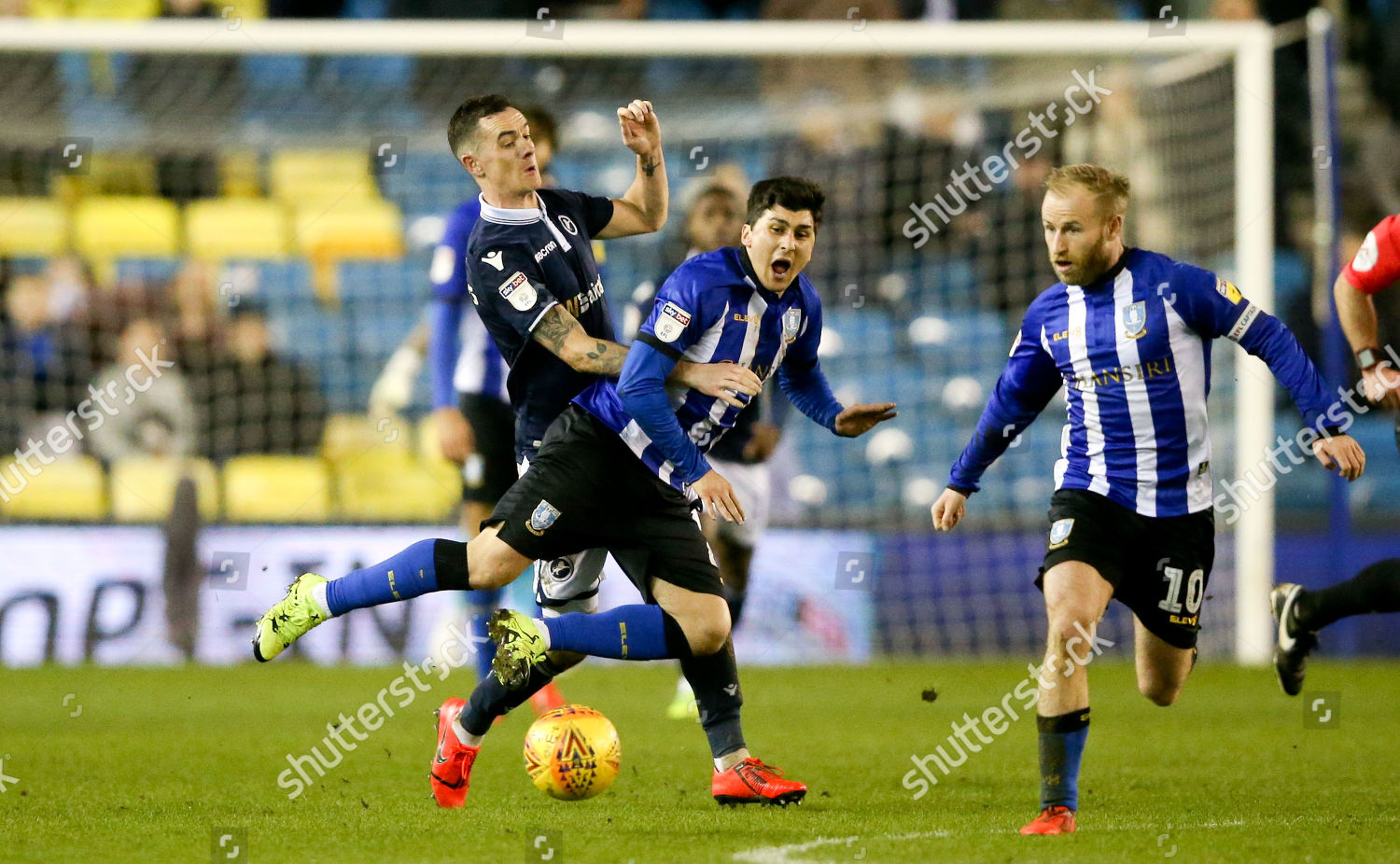 Fernando Forestieri Sheffield Wednesday Fouled By Editorial Stock Photo ...