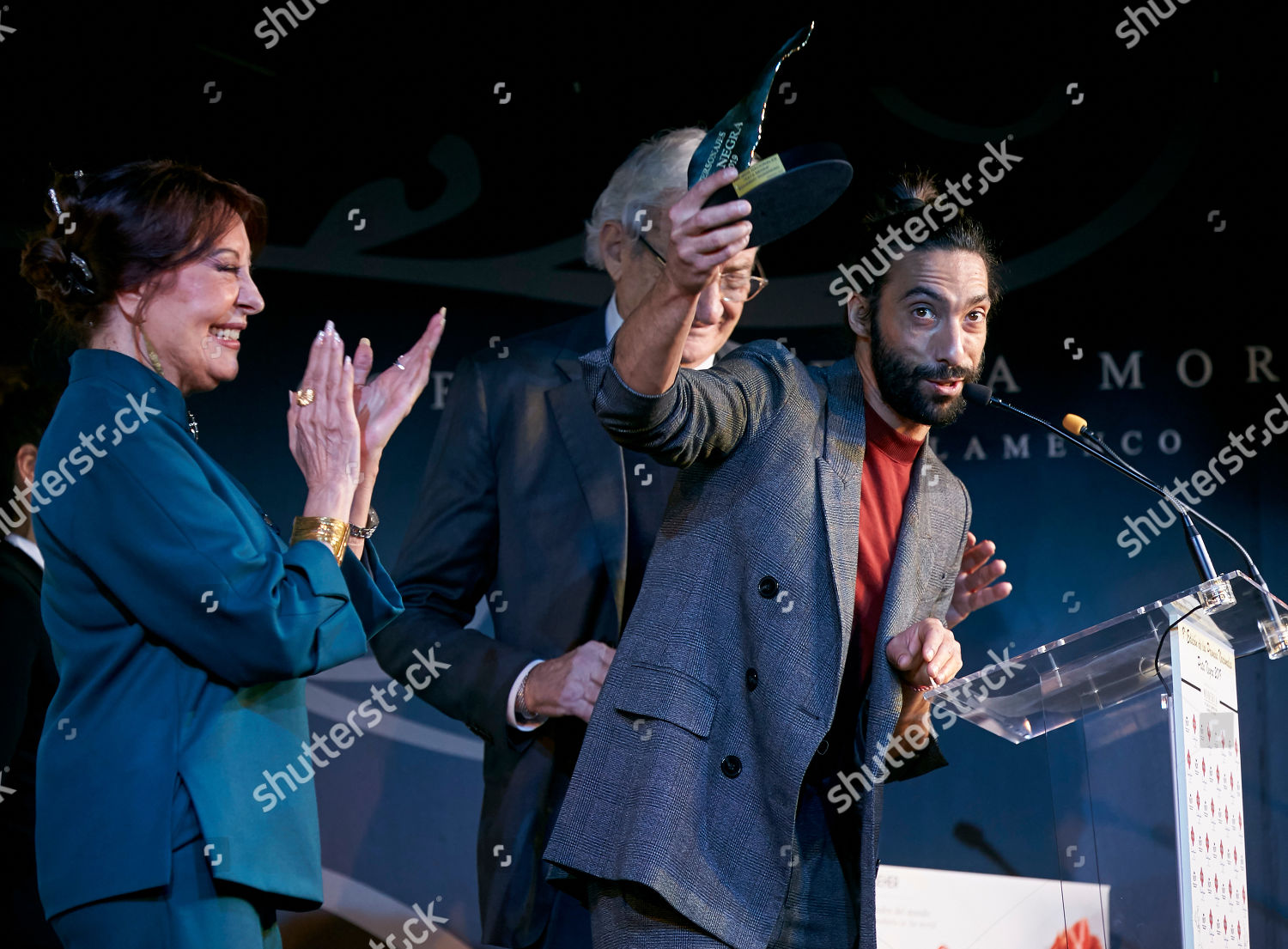 Enrique Guerrero Receives Blanca Del Rey Editorial Stock Photo Stock