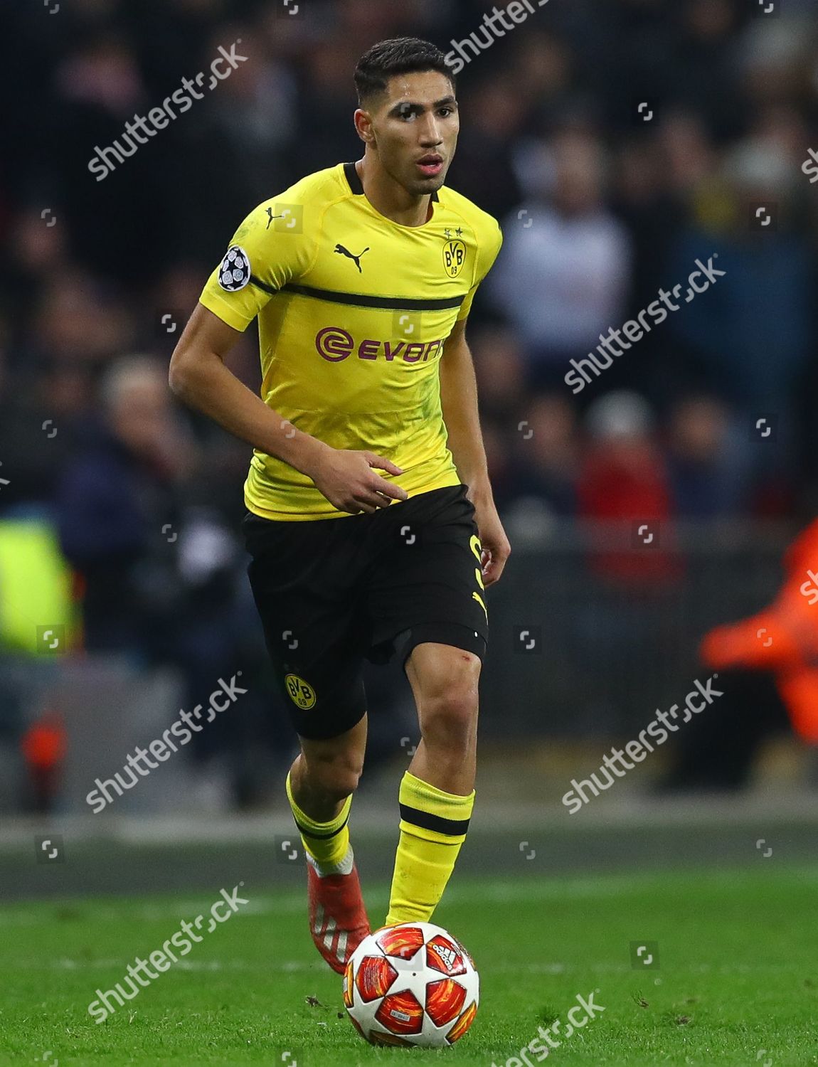 Achraf Hakimi Borussia Dortmund Editorial Stock Photo - Stock Image ...