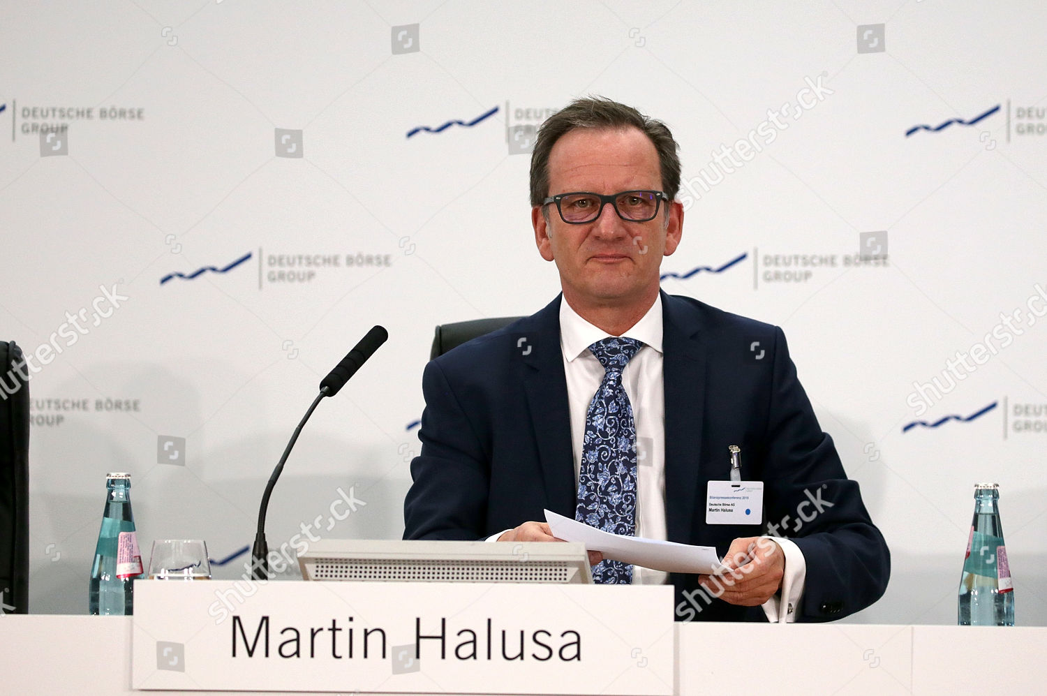 Deutsche Boerse Ag Martin Halusa Prior Annual Editorial Stock Photo Stock Image Shutterstock