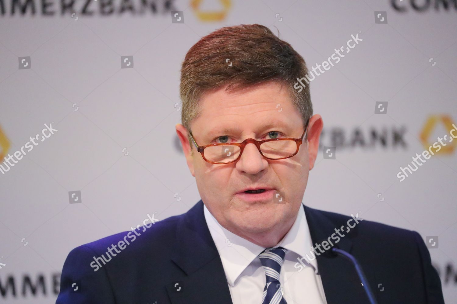 Stephan Engels Chief Financial Officer Commerzbank Editorial Stock ...