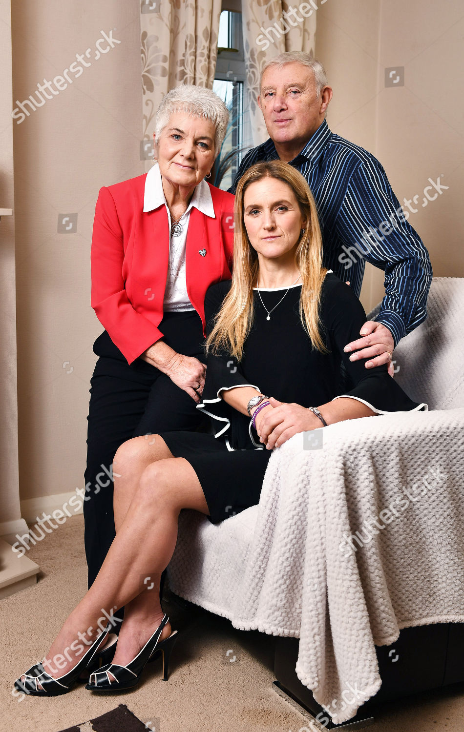 Gordon Jean Leadbeater Their Daughter Kim Editorial Stock Photo Stock