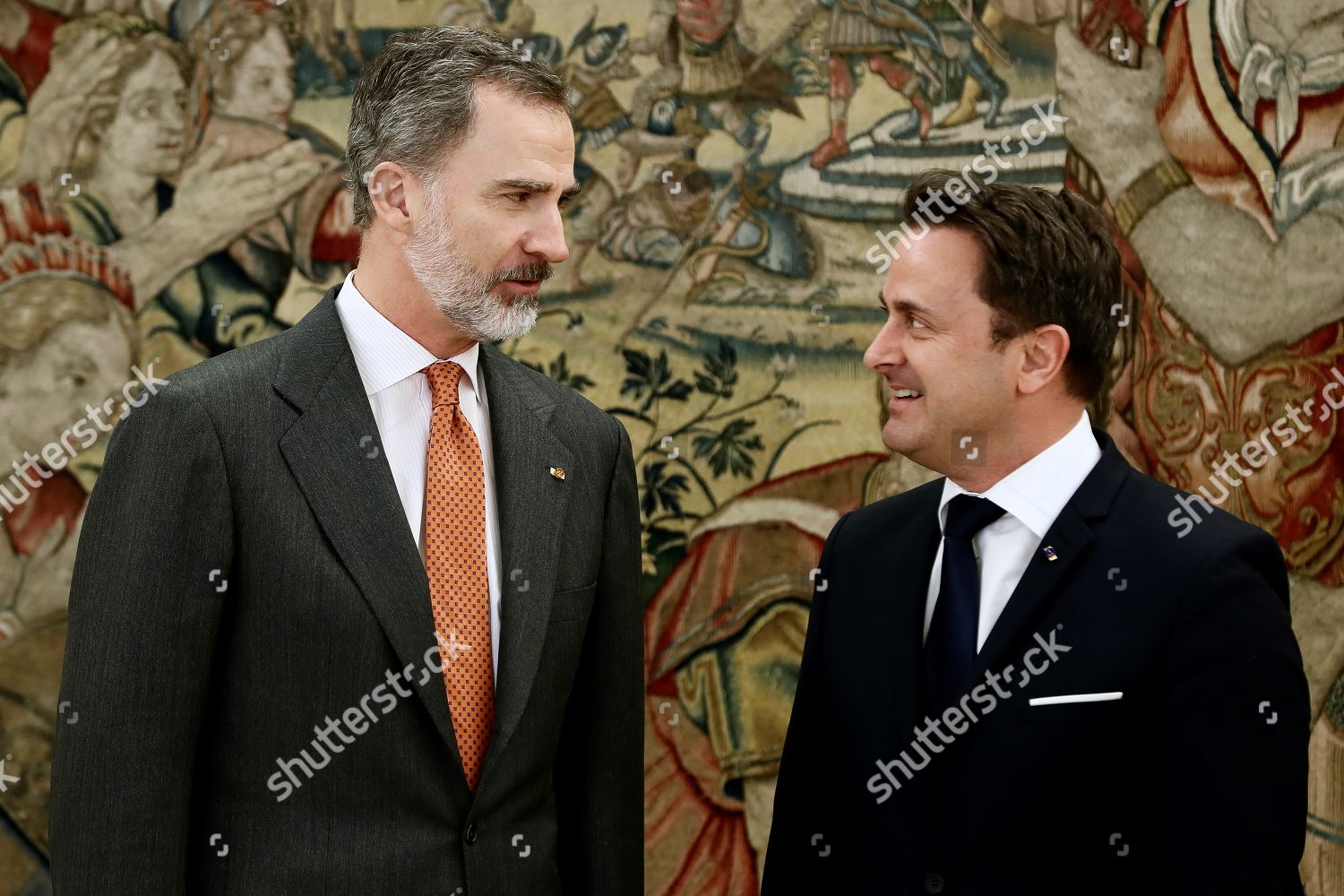 King Felipe Vi Spain L Grants Audience Editorial Stock Photo