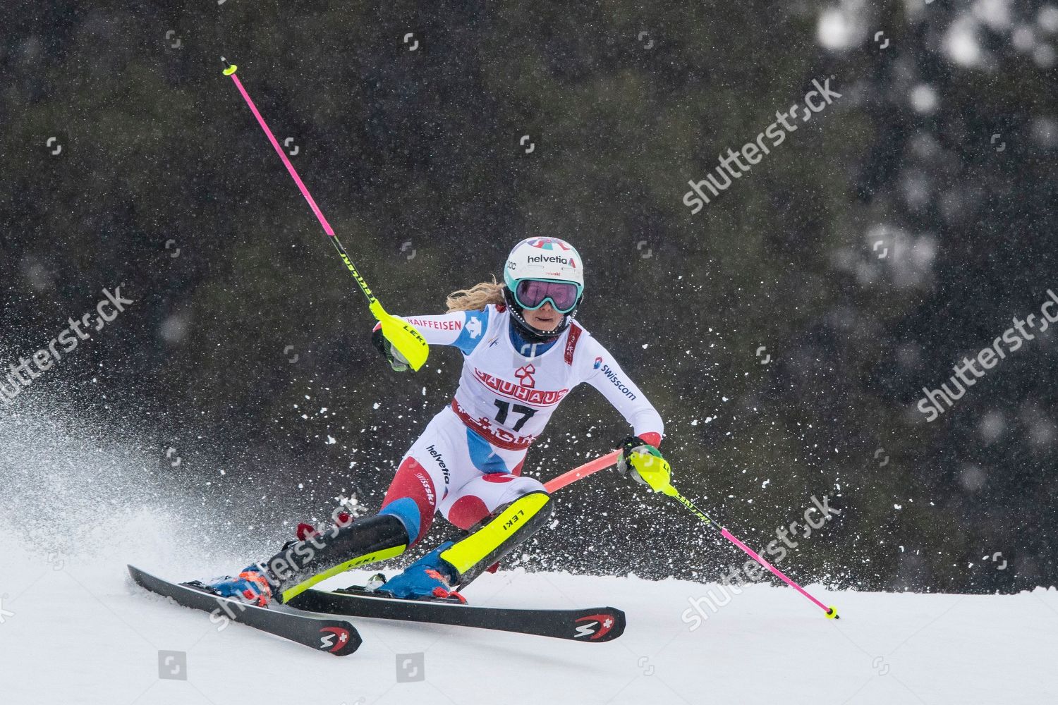 Aline Danioth Switzerland Action During First Editorial Stock Photo ...