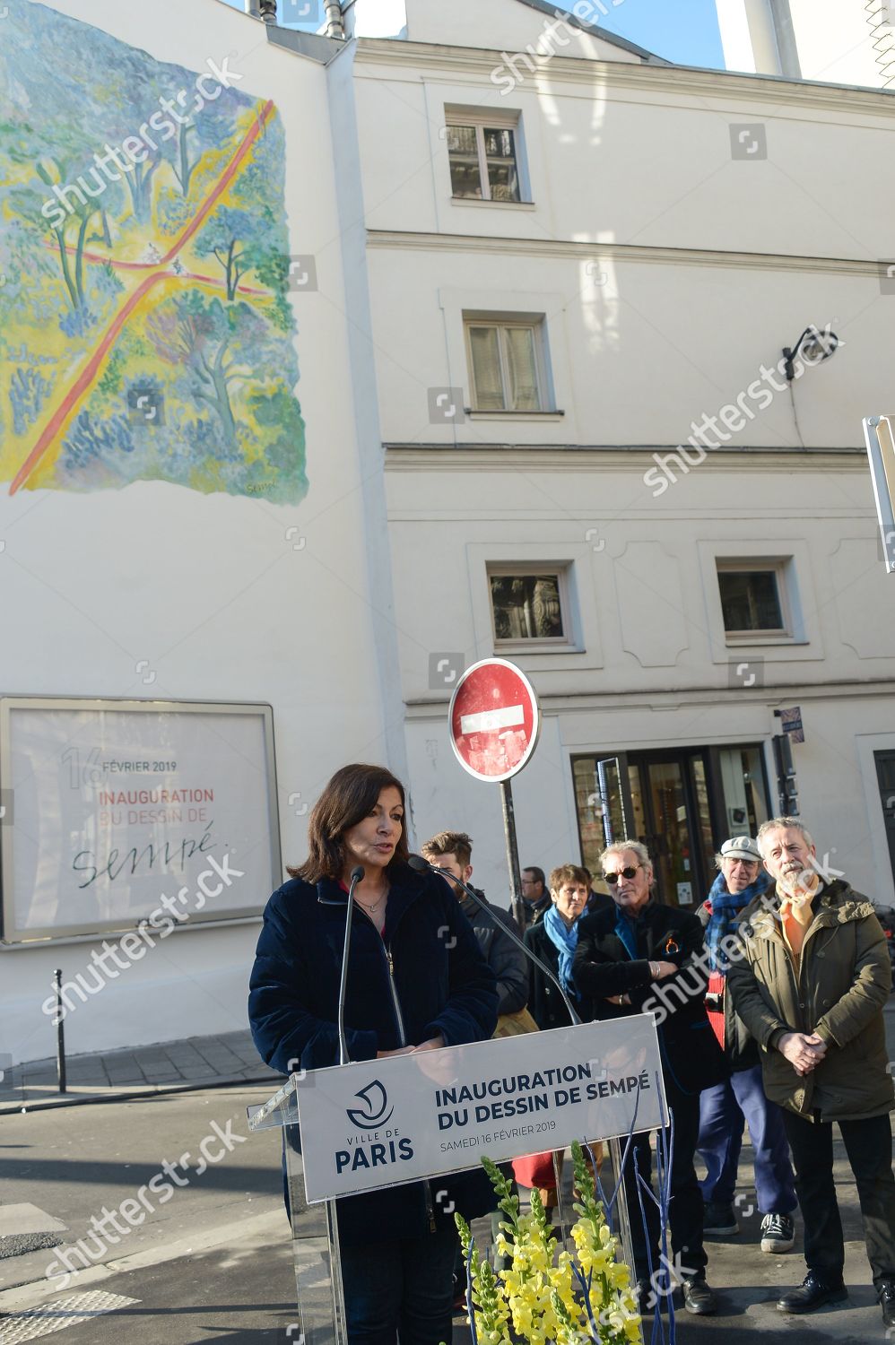 Anne Hidalgo Mayor Paris Inaugurated On February Foto