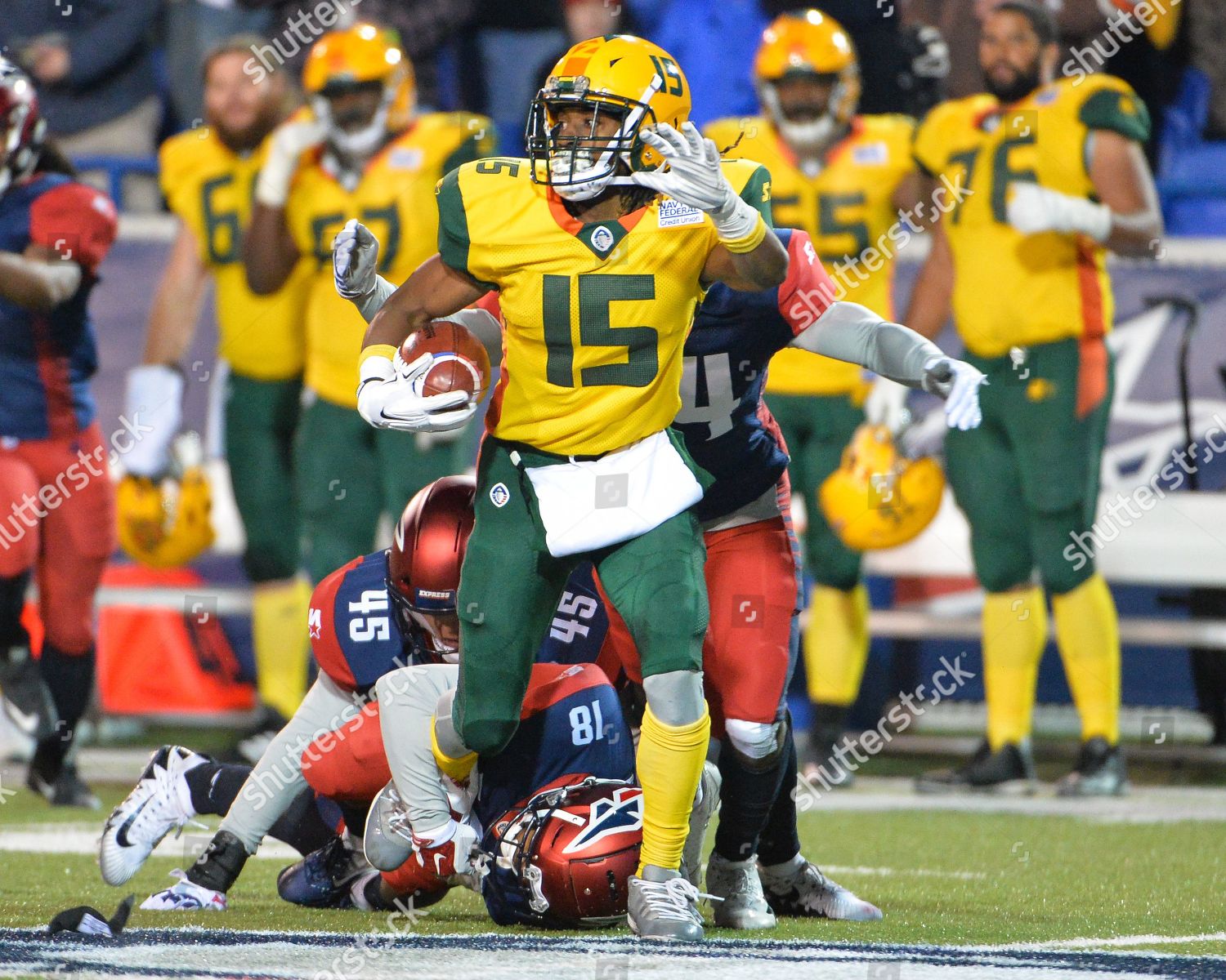 Arizona Hotshots wide receiver Rashad Ross (15) in the first half during an AAF  football game