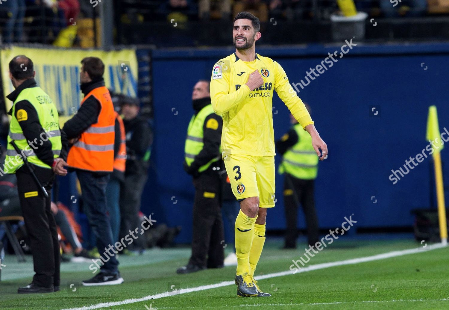 Villarreals Defender Alvaro Gonzalez Celebrates After Scoring Editorial Stock Photo Stock Image Shutterstock