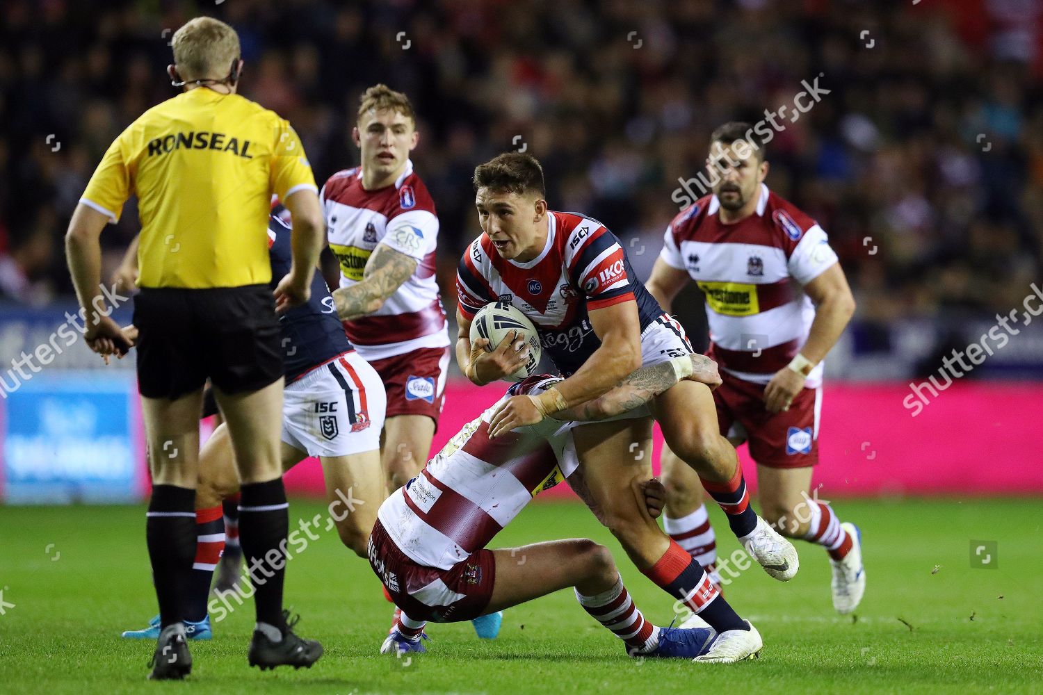 Victor Radley Sydney Roosters Tackled By Zak Editorial Stock Photo Stock Image Shutterstock