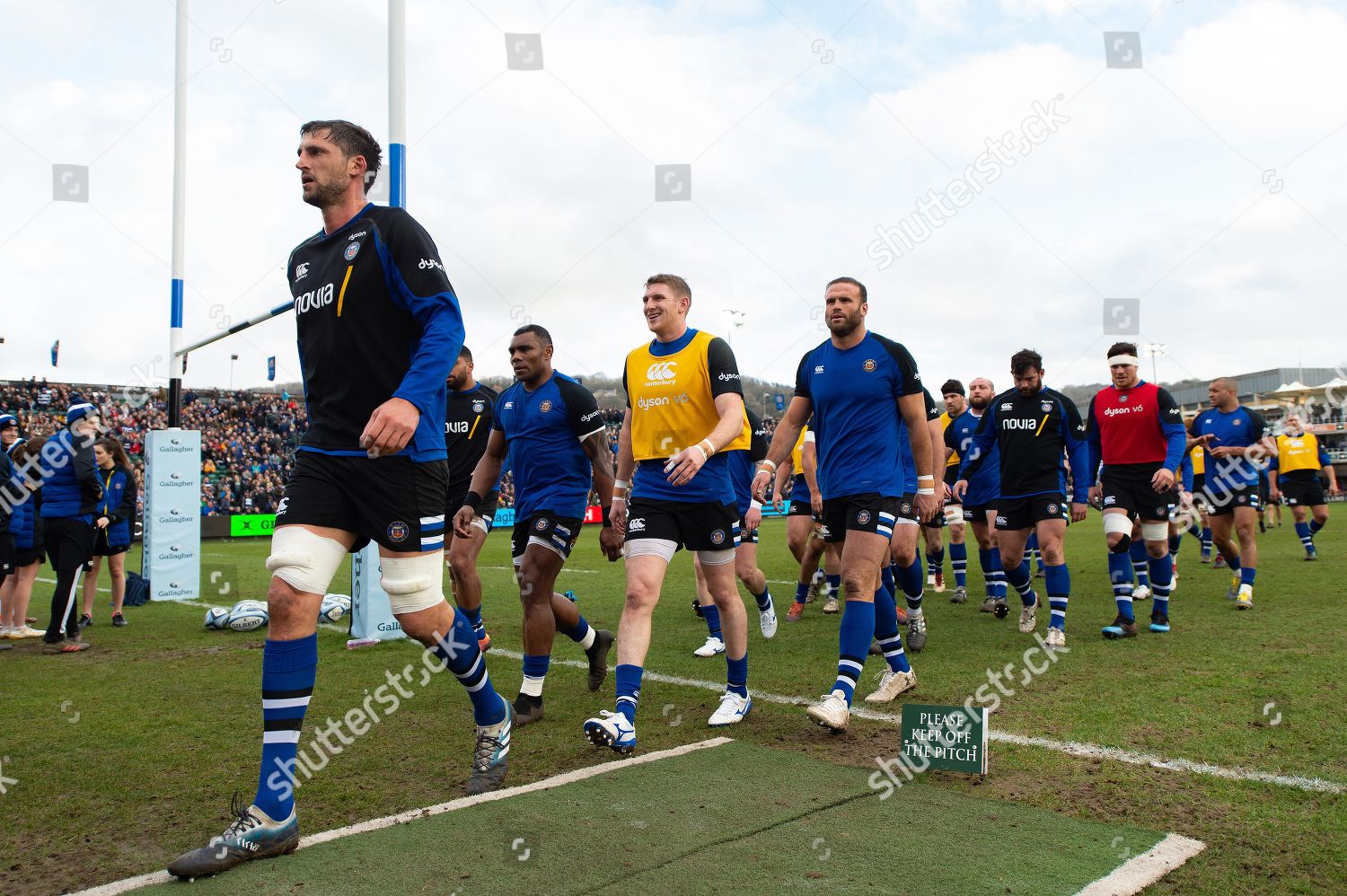 Bath Rugby Team Leave Field After Editorial Stock Photo Stock Image