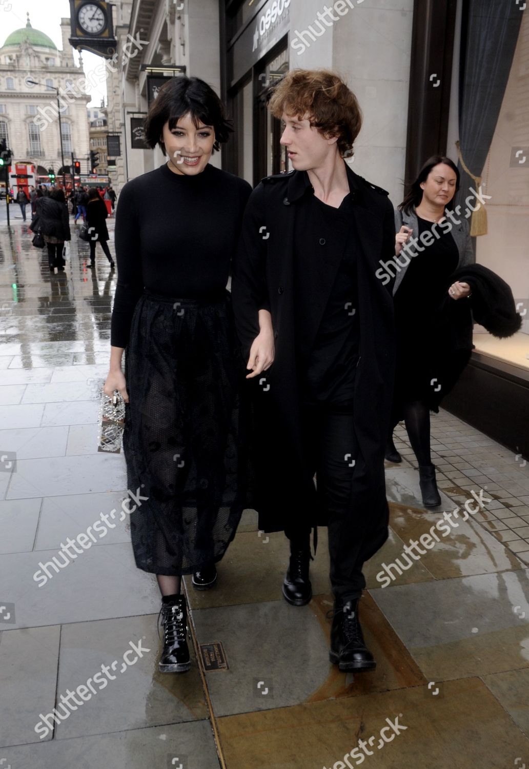 Daisy Lowe Cameron McMeikan Editorial Stock Photo - Stock Image