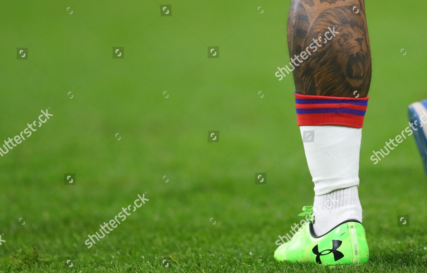 Tattooed Leg Memphis Depay Olympique Lyonnais Editorial Stock Photo ...