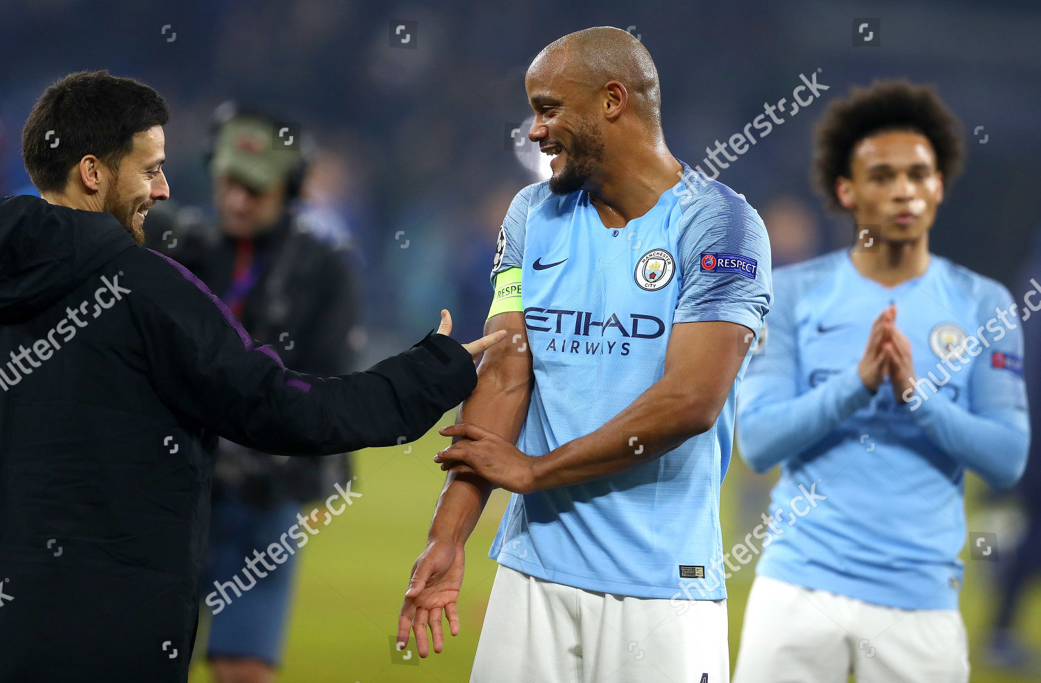 David Silva Manchester City Shares Joke Captain Editorial Stock Photo Stock Image Shutterstock