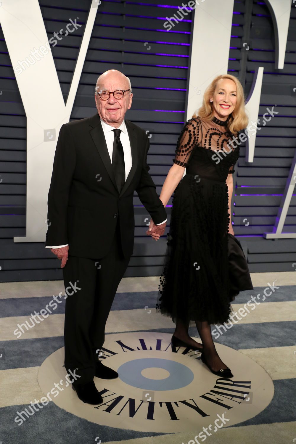Rupert Murdoch Jerry Hall Editorial Stock Photo - Stock Image