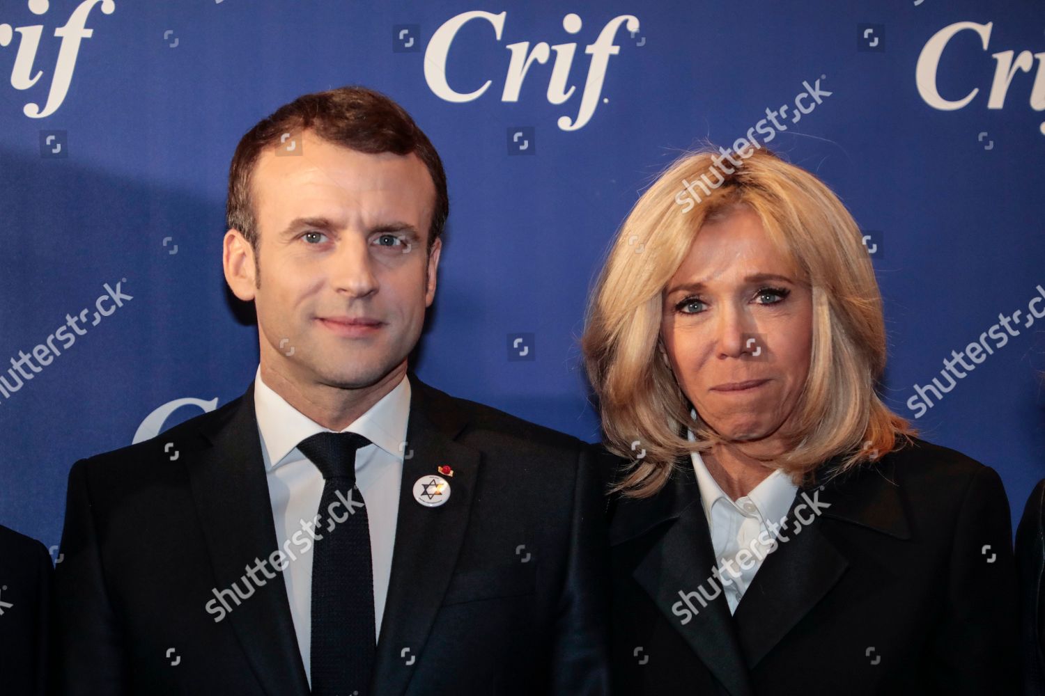 French President Emmanuel Macron L His Wife Editorial Stock Photo Stock Image Shutterstock