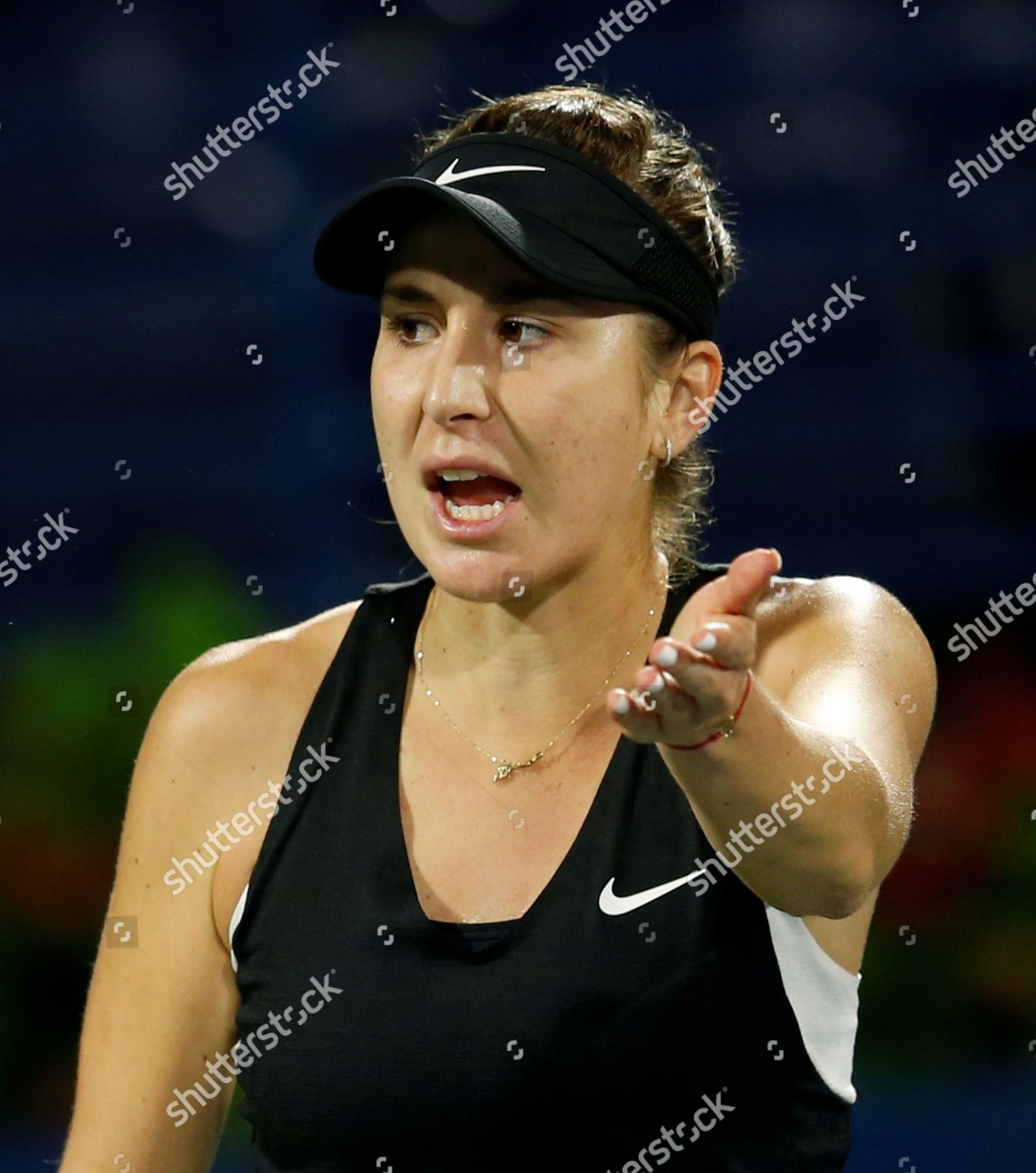 Belinda Bencic Switzerland Reacts During Her Editorial Stock Photo ...