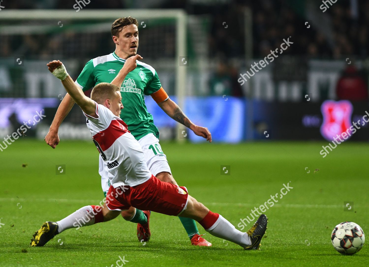 Bremens Max Kruse Back Action Against Stuttgarts Editorial Stock Photo Stock Image Shutterstock