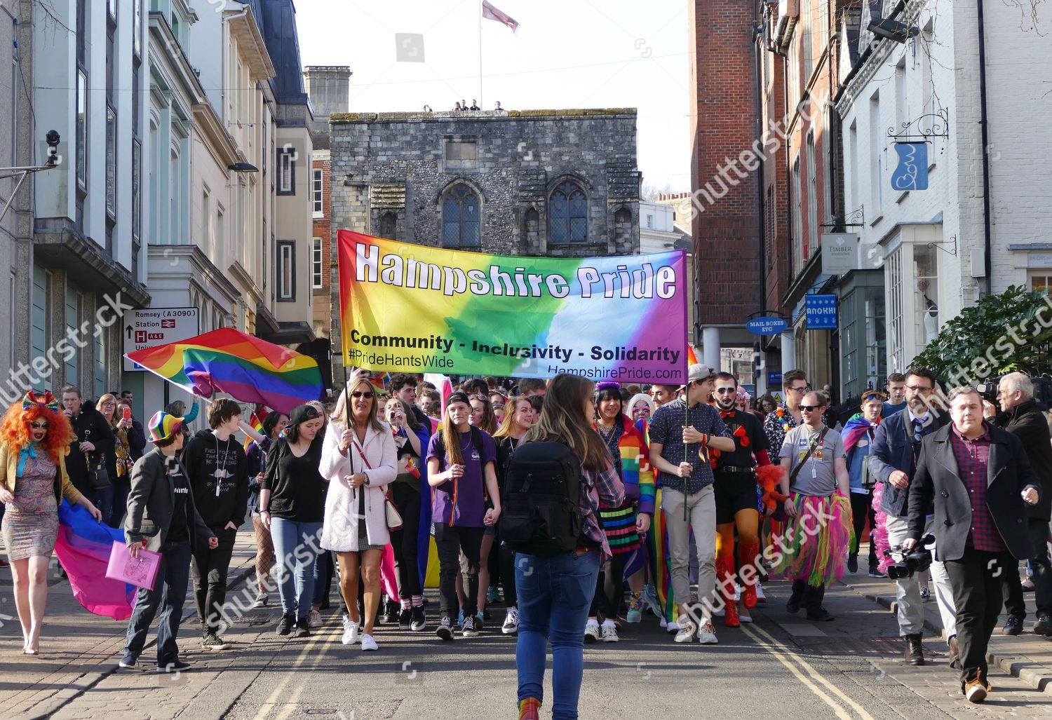 Participants Annual Hampshire Pride Which Makes Editorial Stock Photo